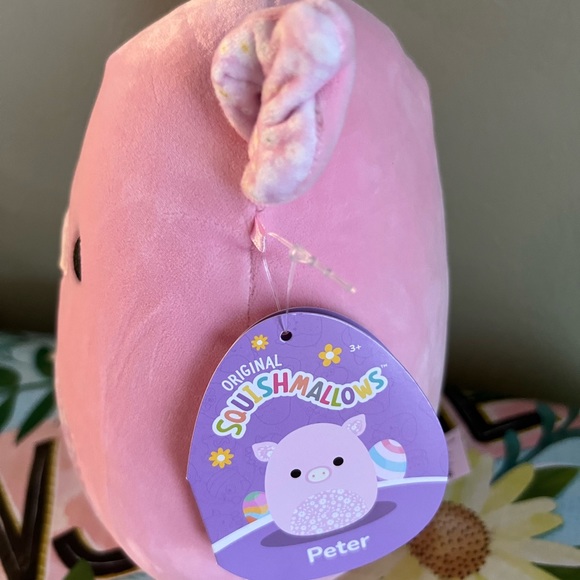 Easter Original Squishmallow Peter the Pig, 10”, 2023 - Picture 4 of 6